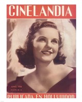 Deanna Durbin CINELANDIA Magazine Fine Art Print