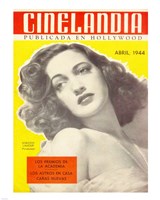 Dorothy Lamour CINELANDIA Magazine Fine Art Print