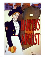 Edward Penfield, Harper's August, 1897 Fine Art Print