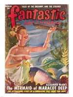 Fantastic Adventures 1949 March Cover Fine Art Print