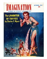 Imagination Cover October 1954 Fine Art Print