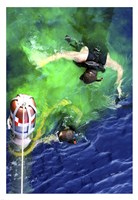 US Navy Search and Rescue Swimmers Fine Art Print