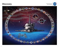 Space Shuttle Discovery Tribute Poster