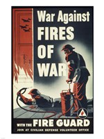 War Against Fires of War with the Fire Guard Fine Art Print