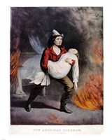 The American Fireman Fine Art Print