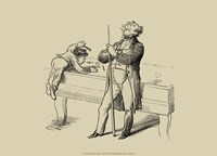 Pool Hall Antics VI Fine Art Print