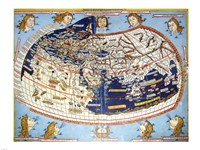 Ptolemaic Map Fine Art Print