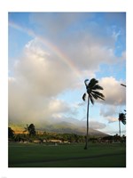 Rainbow in Hawaii Fine Art Print