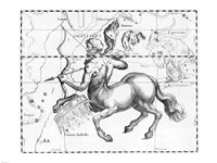 Sagittarius Hevelius Framed Print