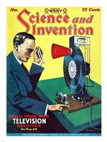 Science and Invention Nov 1928 Cover Fine Art Print