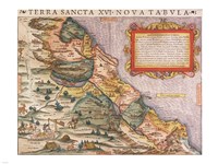 Sebastian Munster, Ptolemy. Terra Sancta XVI Fine Art Print
