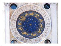 St Marks Venice Clock Fine Art Print