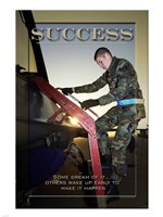 Success Affirmation Poster, USAF Fine Art Print
