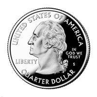 United States Quarter, obverse, 2004 Fine Art Print