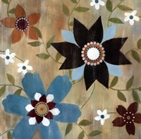 Robin's Garden I Fine Art Print