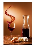 Schwappender Wein Fine Art Print