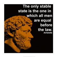 Aristotle Quote Fine Art Print