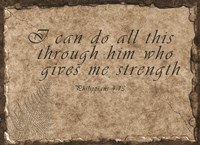 Philippians Quote Fine Art Print