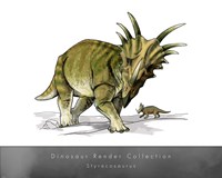 Styracosaurus Fine Art Print