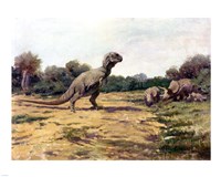 T Rex Posture Fine Art Print