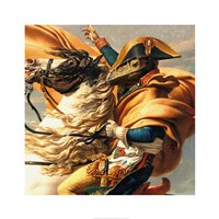 Napoleon Raptor Crossing the Alps Framed Print