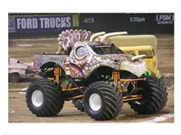 Jurassic Attack Monster Truck Fine Art Print