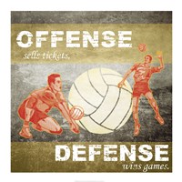 Offense, Defense Fine Art Print