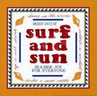 Beach Surf by Sharyn Sowell - 12" x 12", FulcrumGallery.com brand