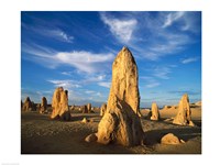 Rocks in the desert, The Pinnacles, Nambung National Park, Australia Fine Art Print