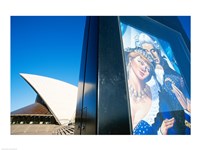 Poster in front of an opera house, Sydney Opera House, Sydney, Australia - various sizes