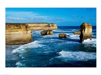 Rock formations on the coast, Port Campbell National Park, Victoria, Australia Fine Art Print
