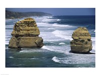 Sea stacks at the Port Campbell National Park, Victoria, Australia Fine Art Print
