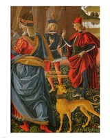 Saint Bernardino saves a dead man Pintoricchio Fine Art Print