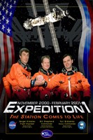 Expedition 1 Crew Poster Fine Art Print