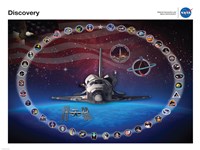 Space Shuttle Discovery Tribute Poster Fine Art Print