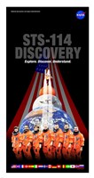 STS 114 Mission Poster Fine Art Print