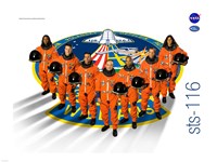 STS 116 Mission Poster Fine Art Print