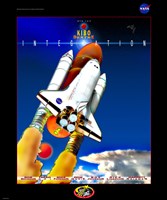 STS 123 Mission Poster Fine Art Print