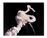 Challenger Explosion Fine Art Print