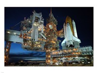 Main Launch Pad at Night Fine Art Print