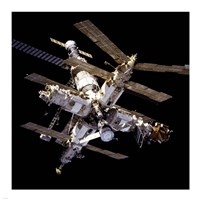 Mir Space Station From Below Fine Art Print