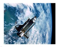 Shuttle Discovery in Space Fine Art Print