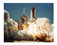 Space Shuttle Challenger Fine Art Print