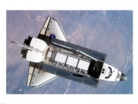STS-112 Atlantis carrying S1 truss Fine Art Print