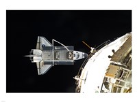 STS132 Atlantis undocking Fine Art Print