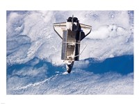STS132 Atlantis undocking Fine Art Print