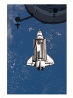 STS-135 Atlantis approaches the ISS Fine Art Print