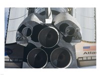 STS-135 Atlantis during the Rendezvous Pitch Maneuver Fine Art Print