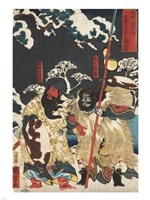 Samurai Triptych (Right) Fine Art Print