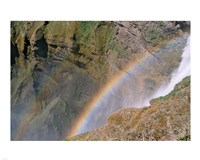 Rainbow by Waterfall Fine Art Print